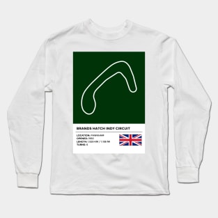 Brands Hatch Indy Circuit [info] Long Sleeve T-Shirt